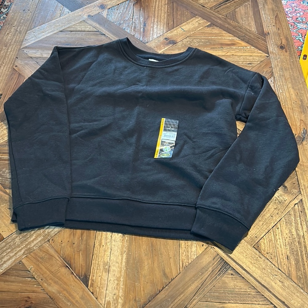 Athletic Works Black Fleece Sweatshirt
